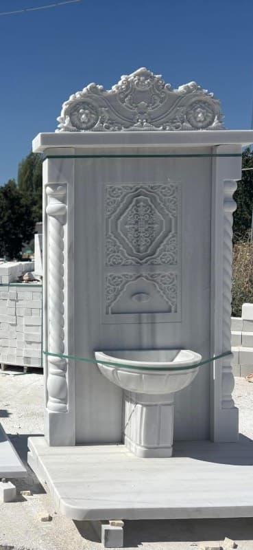 marble fountain