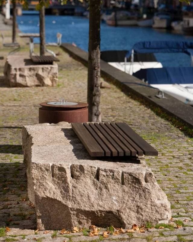 stone bench