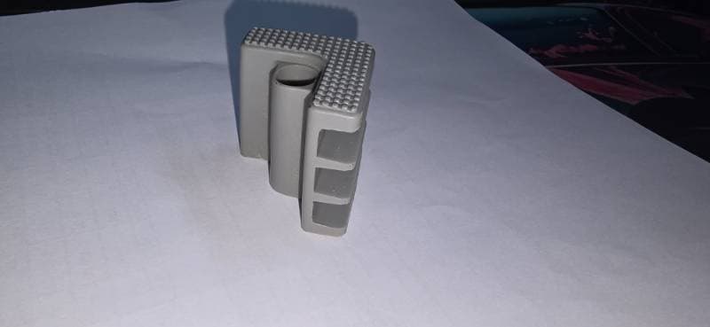 gray plastic clip