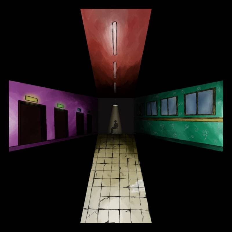 hallway, corridor, passage
