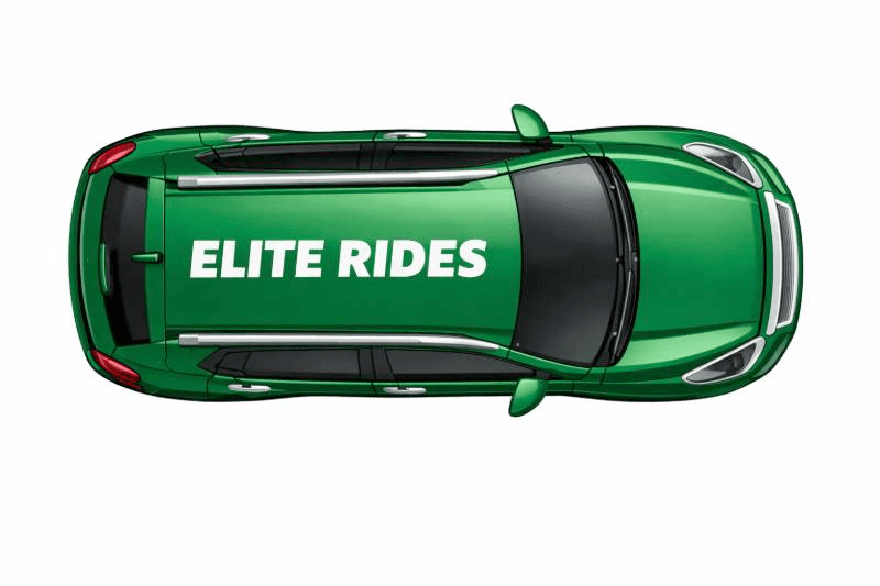 green car