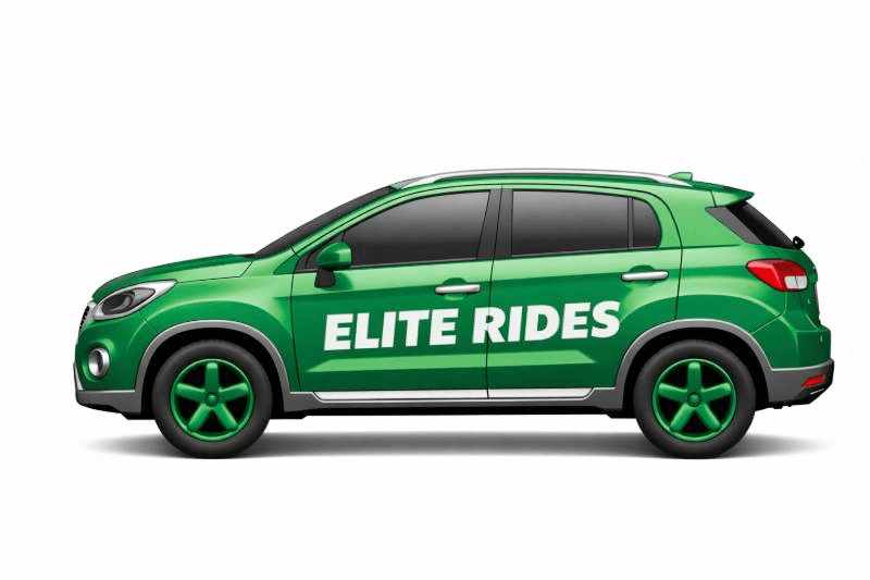 green car