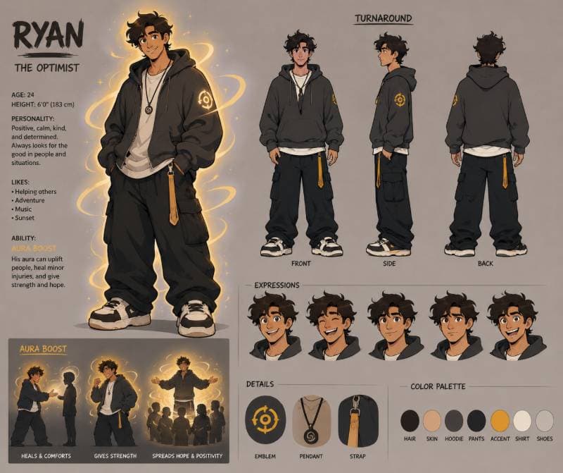 character design sheet