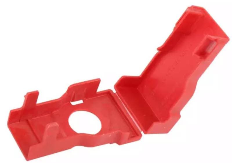 red plastic object