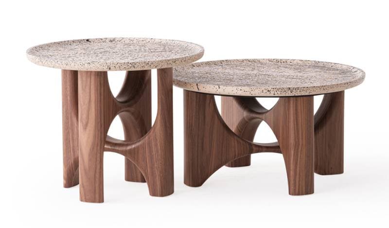 wooden coffee table