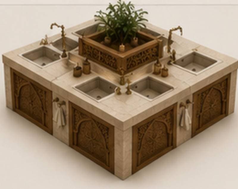 ornate sink unit