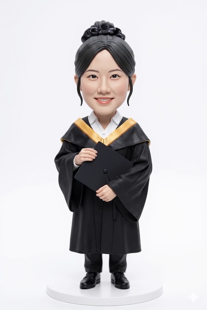 toy graduation gown