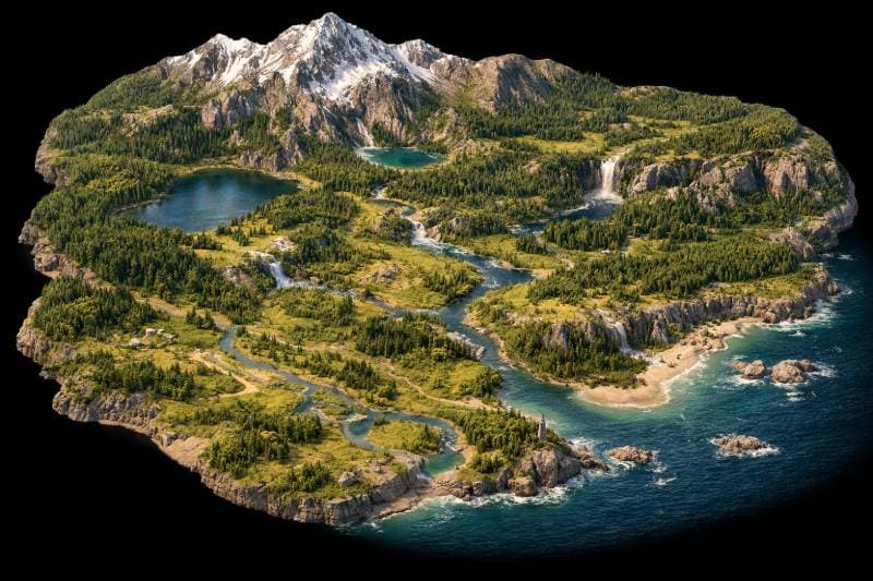 mountain island