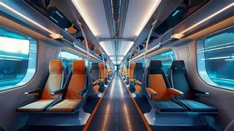 modern train interior