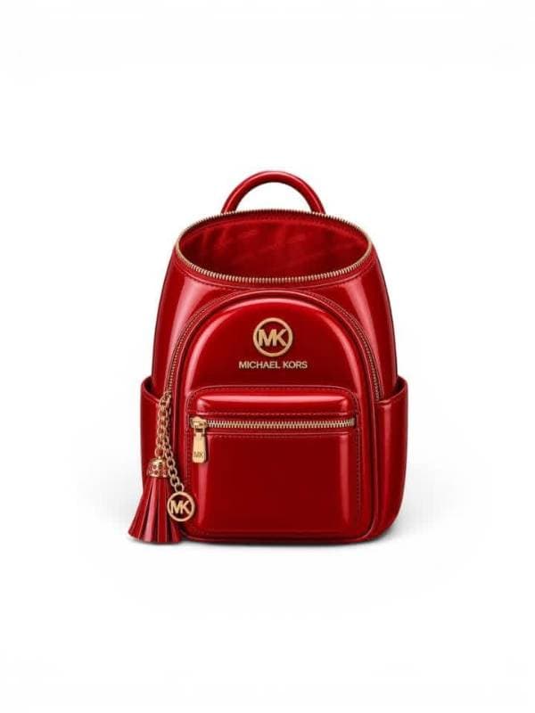 red backpack