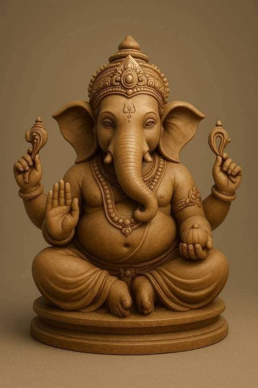 wooden statue