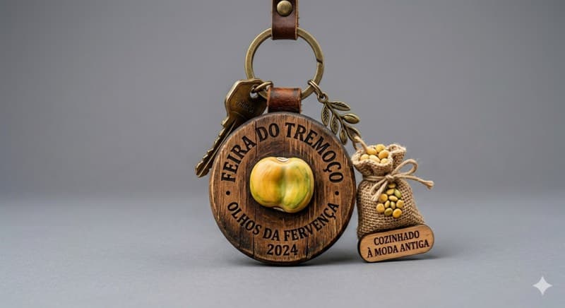 wooden keychain