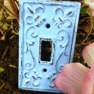 light blue metal