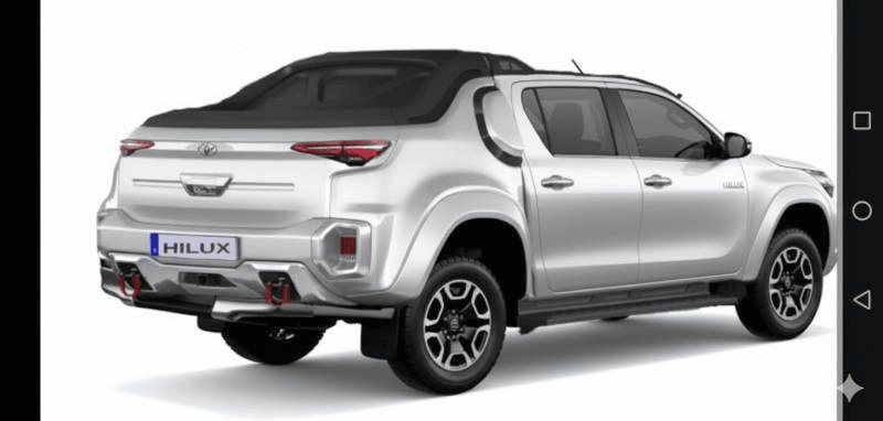 silver hilux