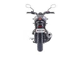black motorcycle