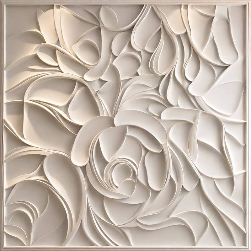 white wall panel