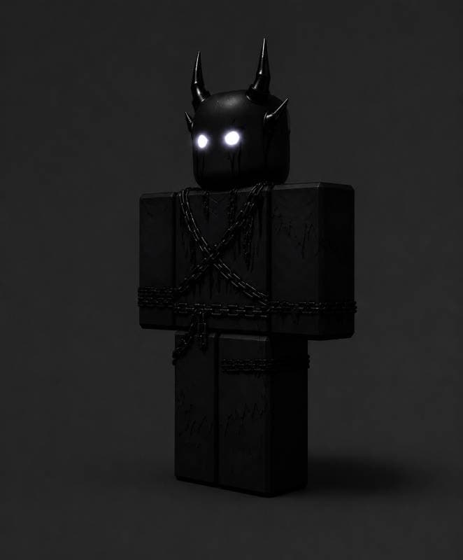 black metal robot