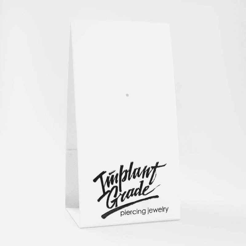 white jewelry bag