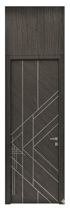dark wood door