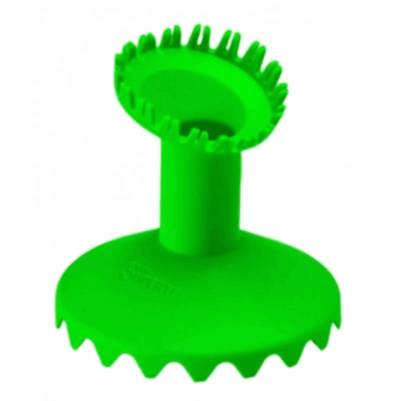 green silicone baking