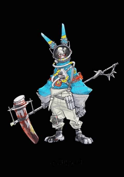 metal staff