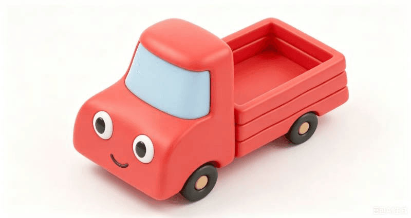 red toy truck
