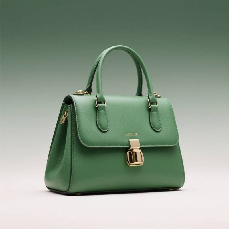 green handbag