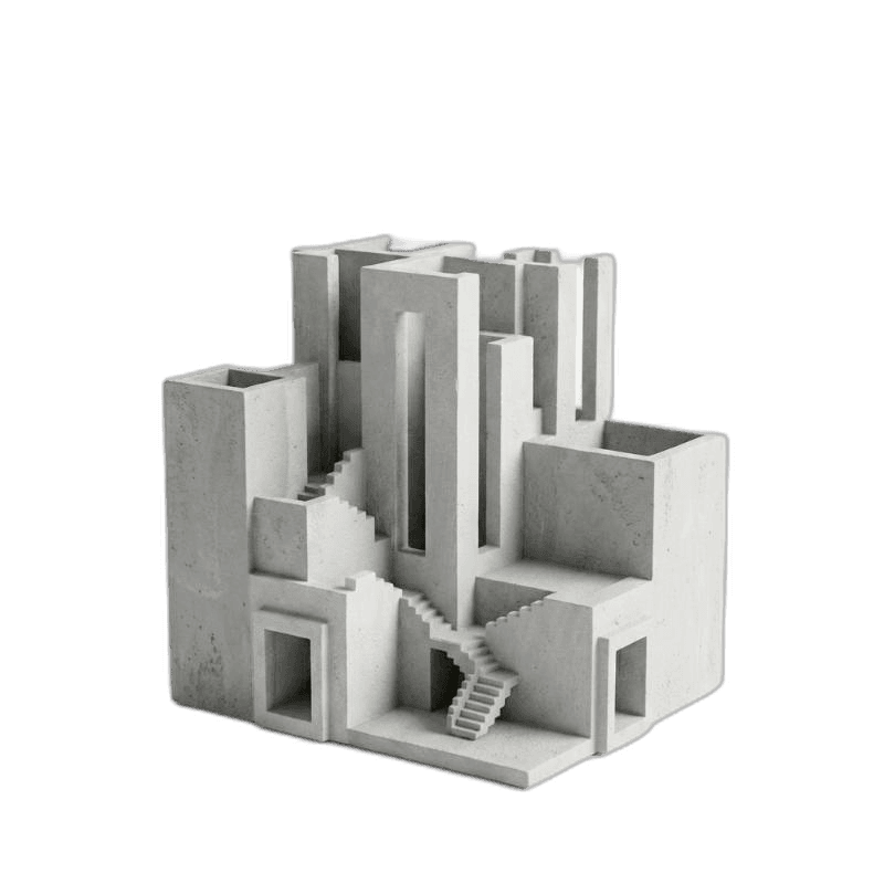concrete building model