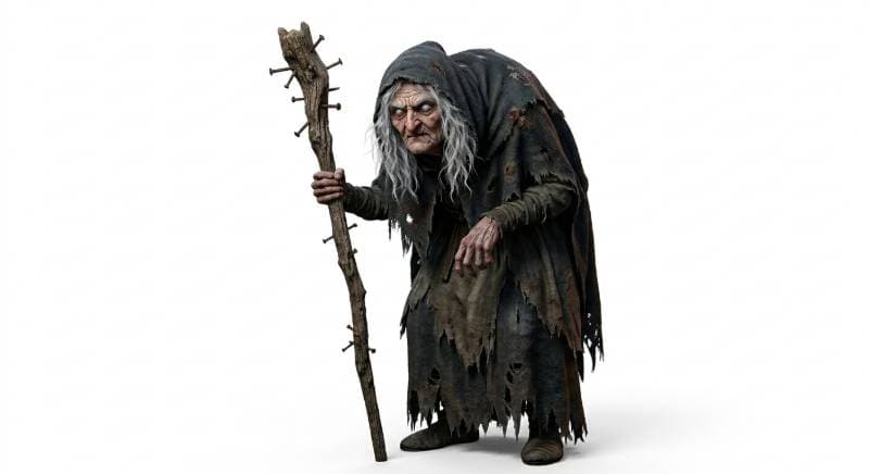 wooden staff