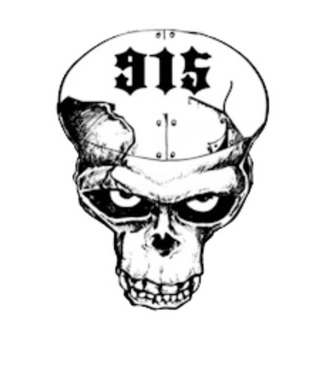metal skull cap