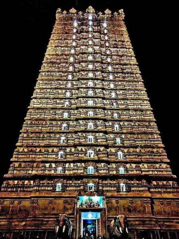 tall temple tower