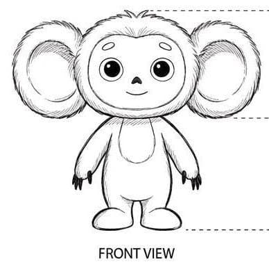 cartoon monkey