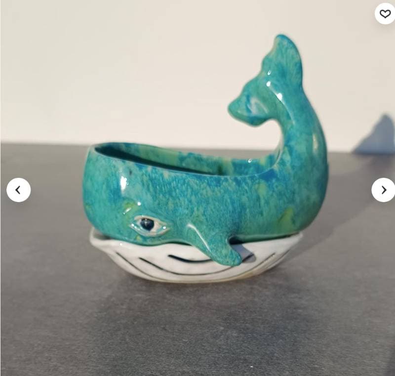 whale-shaped pot