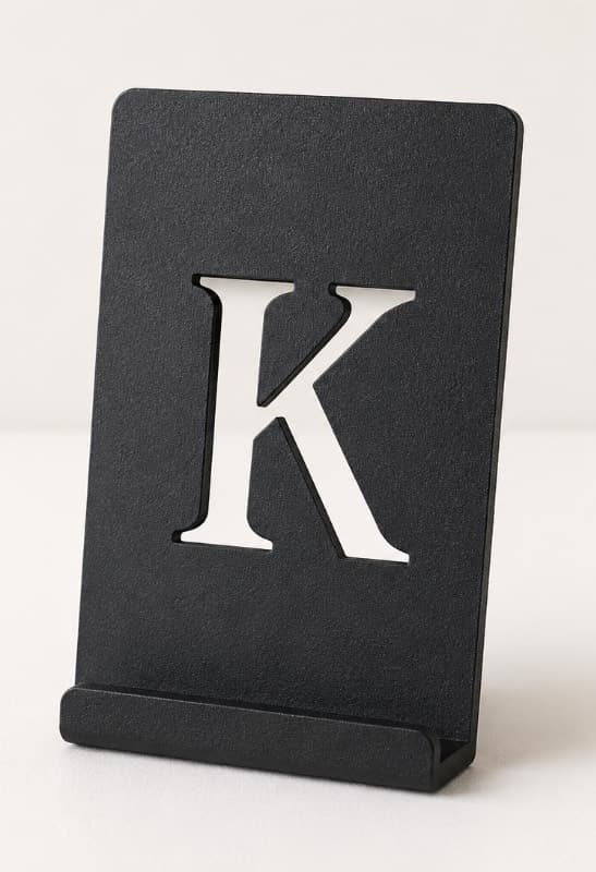 black letter k