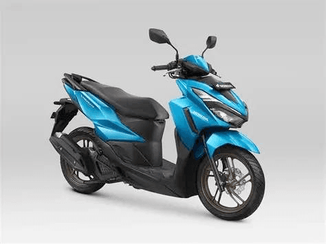 blue scooter