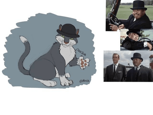 cat in a