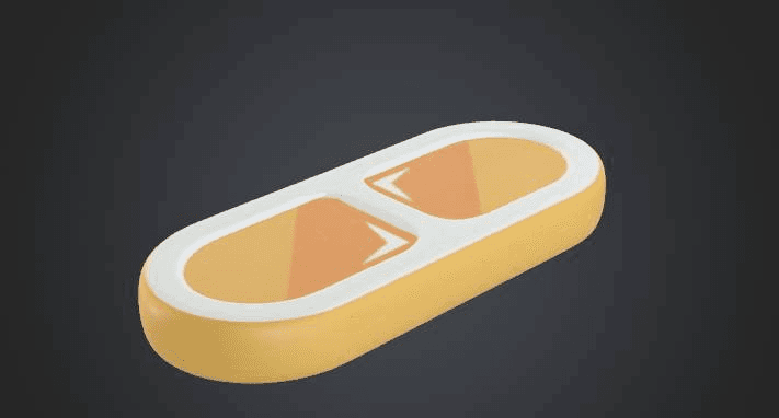 pill-shaped button