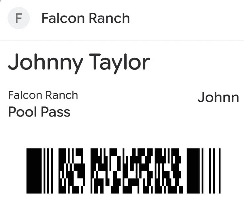 pool pass