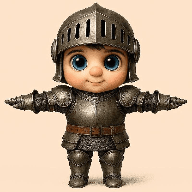 metal knight's armor
