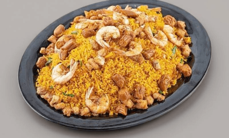 yellow rice dish