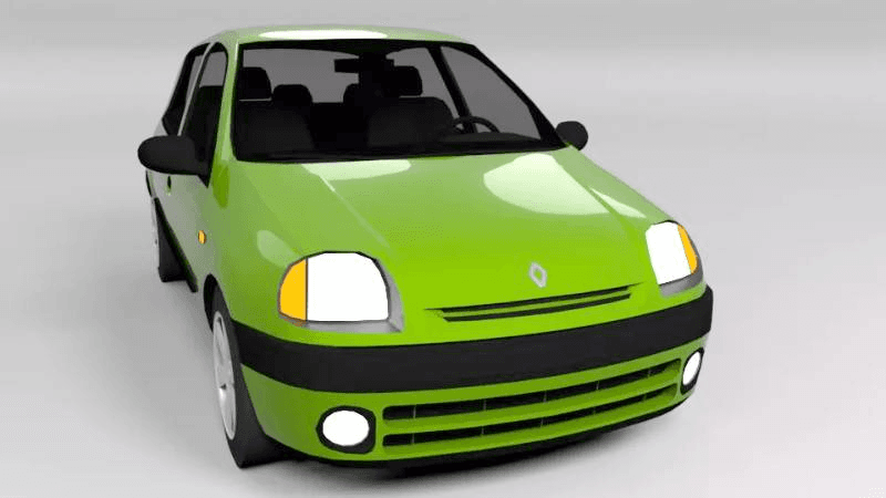 green car