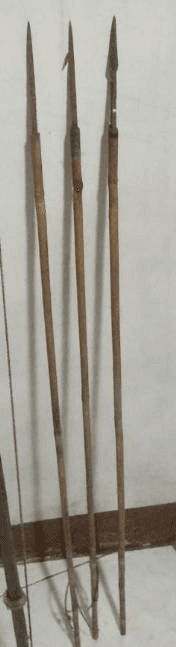 wooden spear