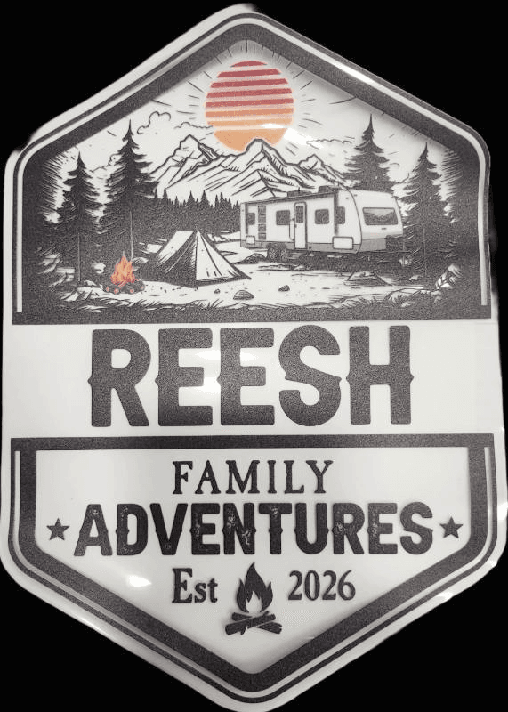camping sticker