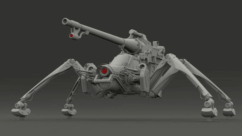 robotic artillery platform