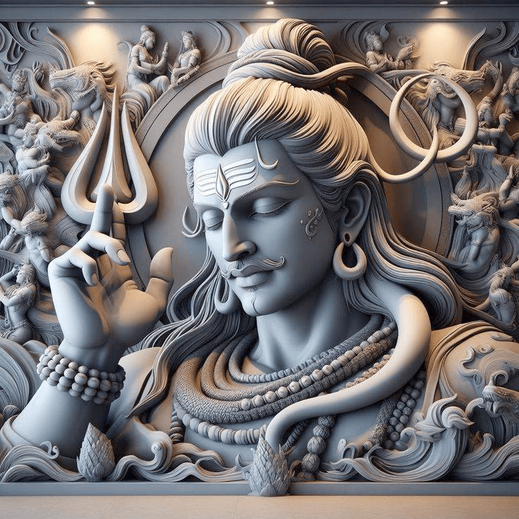metal relief sculpture