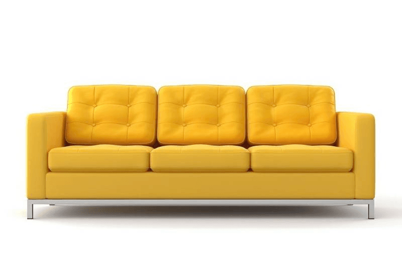 yellow sofa