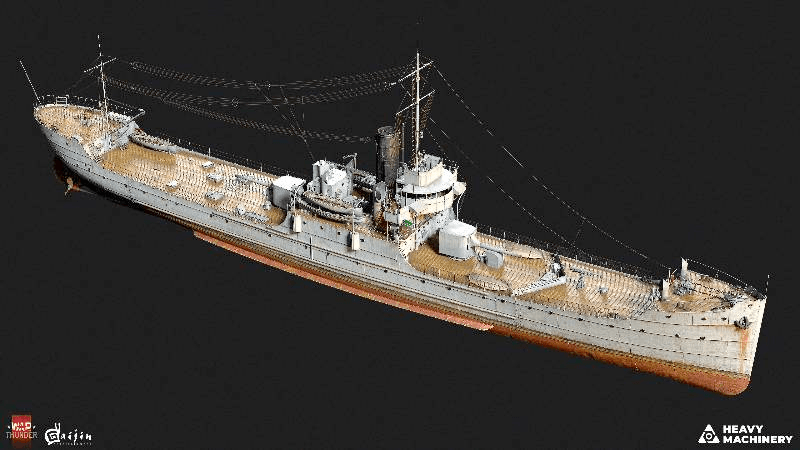 metal ship model