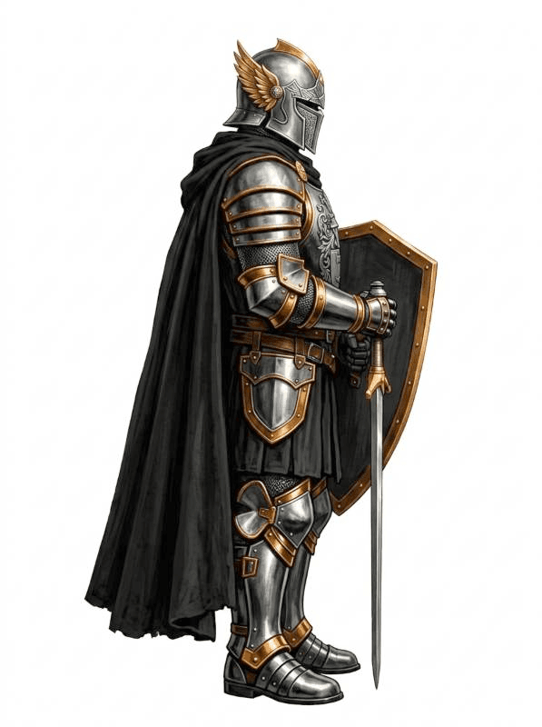 metal knight's armor