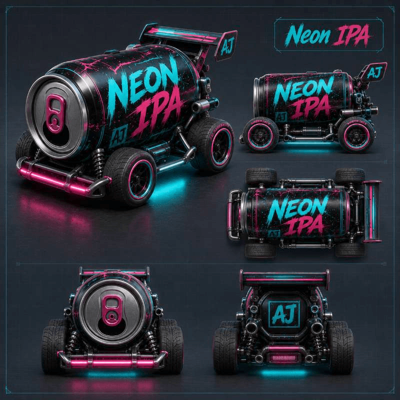 neon ipa racing