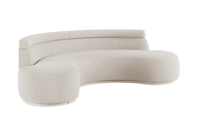 curved sofa